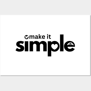 Make it Simple Posters and Art